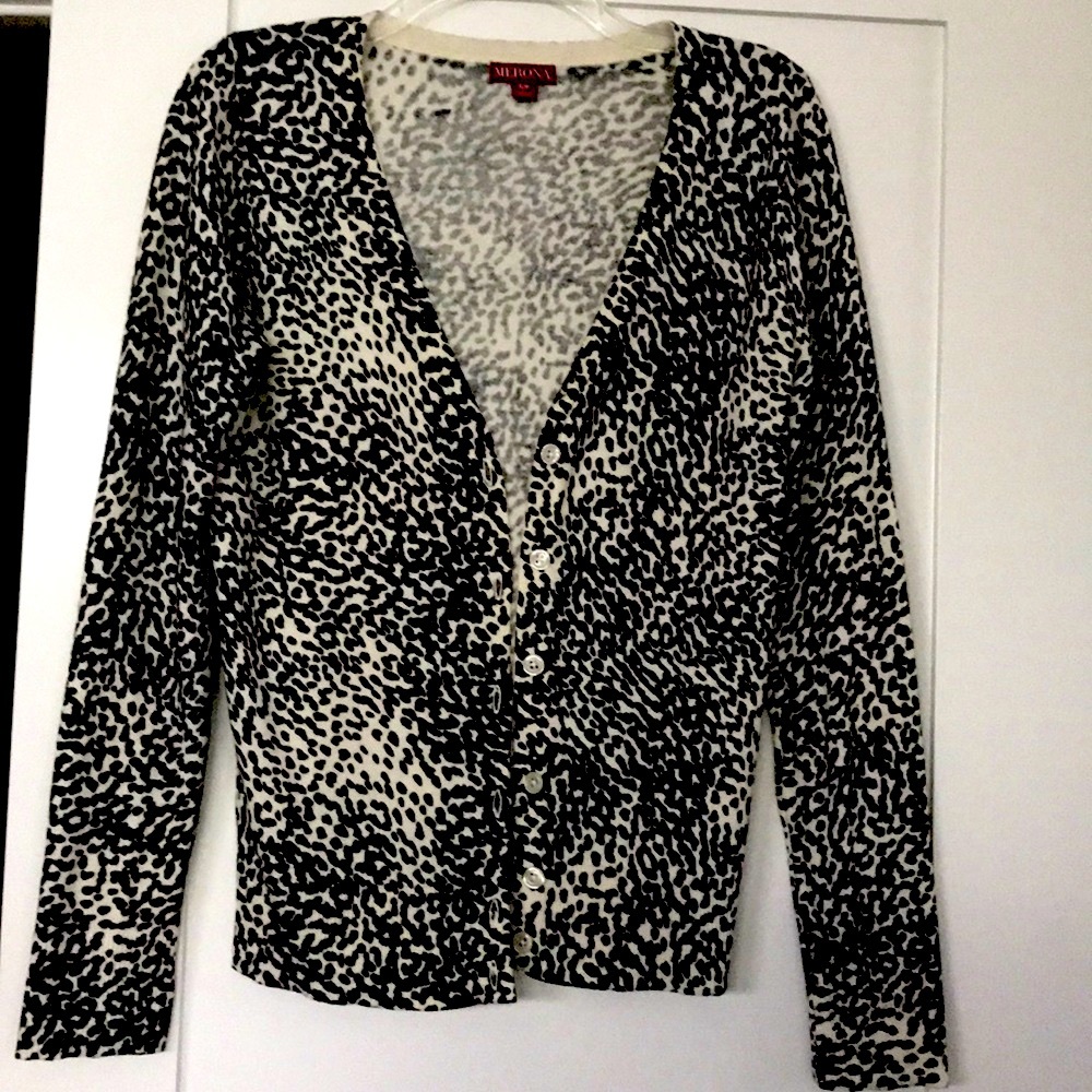 Merona Animal Print Cardigan